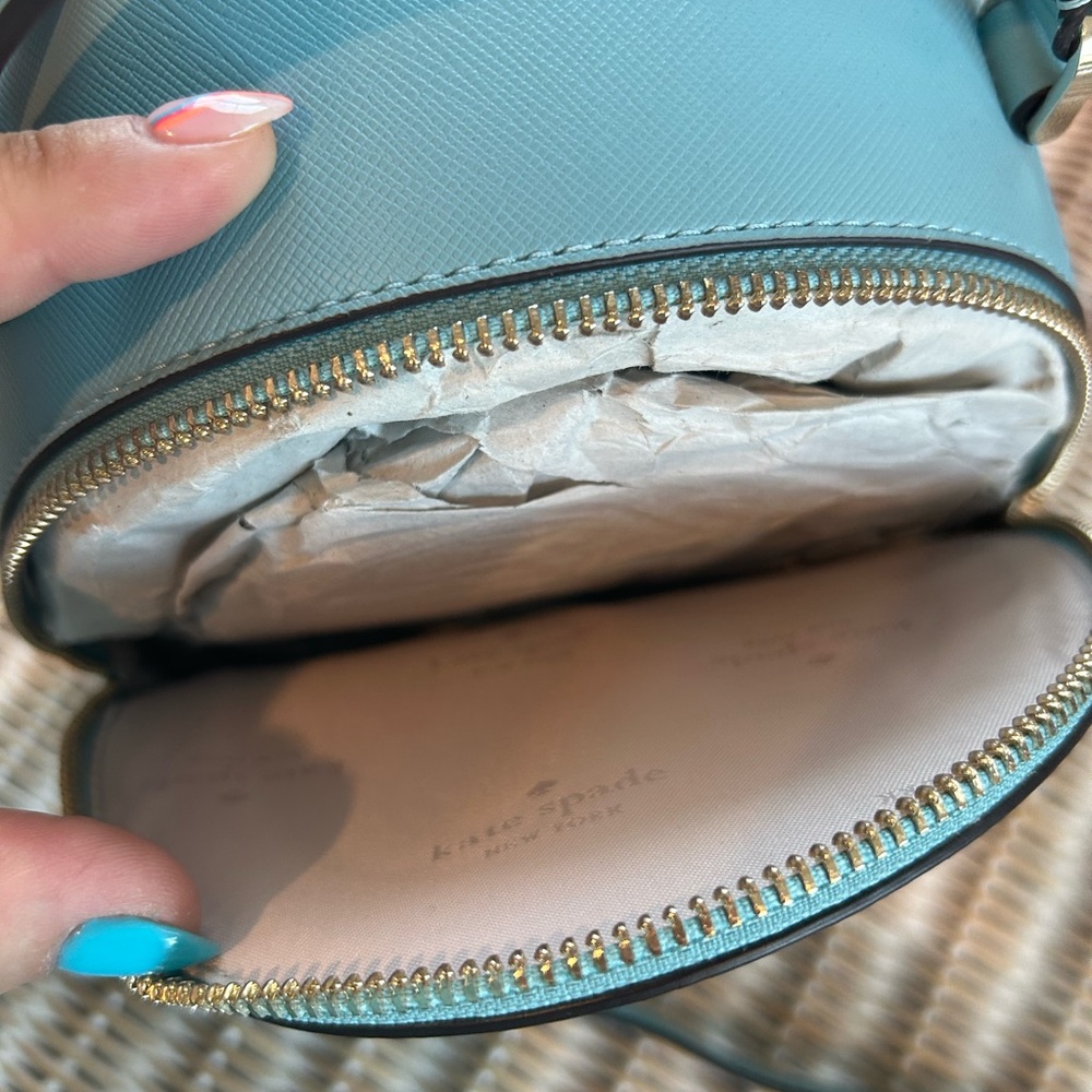 Kate Spade Schuyler Mini Backpack Smoky Blue - Picture 11 of 11